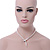 Silver Tone 'Snake' Necklace - 43cm Length - view 7