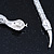 Silver Tone 'Snake' Necklace - 43cm Length - view 5