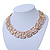Statement Polished Open Square Link Necklace In Gold Plating - 46cm Length - view 8