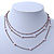 3 Strand, Layered Bead Necklace In Bronze Tone - 40cm L/ 6cm Ext - view 7