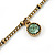Vintage Inspired Charm, Tassel Necklace In Antique Gold Tone Metal - 80cm L/ 5cm Ext/ 10cm Tassel - view 7