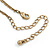 Vintage Inspired Faux Pearl Double Chain Long Necklace In Bronze Tone - 102cm L/ 7cm Ext - view 5