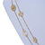 2 Strand Long Floral, Butterfly Necklace In Matte Gold Tone - 94cm L - view 7