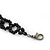 Chic Victorian/ Gothic/ Burlesque Black Acrylic Bead Bib Choker Necklace - 29cm Length/ 6cm Extension - view 7
