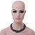 Hematite Tone Plaited Mesh Choker Necklace - 38cm Length/ 4cm Extension - view 6