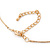 Gold Tone Crystal Coiled Snake Pendant With Wire Chain Necklace - 40cm L/ 7cm Ext - view 5