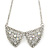 Crystal, Faux Pearl 'Collar' Pendant With Silver Tone Chain - 42cm L/ 6cm Ext - view 2