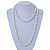 10mm Off Round Cream Freshwater Pearl Long Rope Necklace - 116cm L - view 7