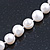 10mm Off Round Cream Freshwater Pearl Long Rope Necklace - 116cm L - view 6