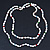 Long Rope White Baroque Shape Freshwater Pearl, Multicoloured Glass Bead Necklace - 116cm L - view 7