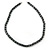 8mm Dark Grey Hematite Beaded Necklace With Screw Barrel Clasp - 46cm L - view 7
