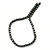 8mm Dark Grey Hematite Beaded Necklace With Screw Barrel Clasp - 46cm L - view 6