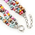 7-8mm Multicoloured Baroque Freshwater Pearl, 3 Strand Twisted Necklace - 46cm L/ 5cm Ext - view 5