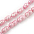 Long Rope Baroque Pink Freshwater Pearl Necklace - 116cm L - view 6