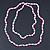 Long Rope Baroque Pink Freshwater Pearl Necklace - 116cm L - view 9
