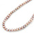 6-7mm Lilac Semi-Round Freshwater Pearl Necklace In Silver Tone - 43cm L - view 6