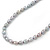6mm Light Grey Rice Freshwater Pearl Necklace - 41cm L/ 5cm Ext - view 5