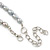 6mm Light Grey Rice Freshwater Pearl Necklace - 41cm L/ 5cm Ext - view 4