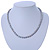 6mm Light Grey Rice Freshwater Pearl Necklace - 41cm L/ 5cm Ext - view 6