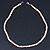 6-7mm Pale Pink Semi-Round Freshwater Pearl Necklace In Silver Tone - 43cm L - view 11