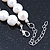 12mm Light Cream Ringed Freshwater Pearl Necklace In Silver Tone - 41cm L/ 6cm Ext - view 5