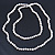 9mm Potato Shaped Light Cream Freshwater Pearl Long Rope Necklace - 110cm L - view 3
