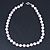 10mm Rose Quartz Round Semi-Precious Stone Necklace With Spring Ring Closure - 47cm L - view 7