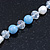 Freshwater Pearls, Light Blue Agate Stone and Transparent Crystal Bead Long Necklace - 80cm L - view 6