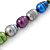 9-10mm Multicoloured Oval Freshwater Pearl Necklace - 41cm L/ 6cm Ext - view 4