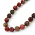 10mm Candy Jade Round Semi-Precious Stone Necklace - 46cm L - view 5