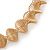 Chunky Spiral Choker Necklace In Gold Plating - 42cm Length/ 8cm Extension - view 4