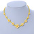 Children's Bright Yellow Floral Necklace with Silver Tone Closure - 36cm L/ 6cm Ext - view 4