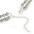 2-Row Clear Austrian Crystal Choker Necklace In Rhodium Plating - 39cm L/ 6cm Ext - view 4