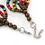 Multicoloured, Layered Multistrand Wood Bead Necklace - 68cm L/ 5cm Ext - view 4