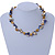 Summer Cluster Ceramic Bead/ Sea Shell Nugget Necklace - 41cm L/ 4cm Ext - view 6