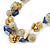 Summer Cluster Ceramic Bead/ Sea Shell Nugget Necklace - 41cm L/ 4cm Ext - view 5