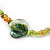 Long Green/ Lime/ Olive Green Glass, Pearl, Sea Shell Bead Necklace - 102cm L - view 6