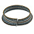 Hematite/ Bronze/ Brown Glass Bead Flex Choker Necklace - Adjustable - view 5