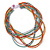 Multicoloured Multistrand Bib Style Necklace - 50cm L - view 7