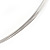 Light Silver Tone Multi Wire with Open Cut Round Pendant Necklace - 44cm L/ 7cm Ext - view 8
