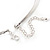Light Silver Tone Multi Wire with Open Cut Round Pendant Necklace - 44cm L/ 7cm Ext - view 4