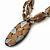 Large Oval Resin Pendant with Chunky Nugget Chain - 46cm L/ 6cm Ext/ 8cm Pendant - view 10