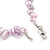 7-8mm Pale Lavender Nugget Freshwater Pearl Necklace with Rhodium Plated Closure - 37cm L - view 5