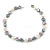15mm Contemporary Simulated Pastel Off Round Glass Pearl Bead Necklace with Silver Tone Spring Ring Closure - 43cm L - view 5