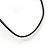 Green/ Blue Bone Bead Black Cord Necklace - 90cm L - view 5
