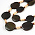 Statement Wood Bead Chunky Necklace (Brown/ Natural) - 72cm L - view 4
