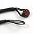 Exquisite Glass and Ceramic Bead Cord Necklace ( Black, Brown) - 54cm Long - view 6