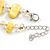 Delicate Butter Yellow Sea Shell Nuggets and Glass Bead Necklace - 48cm L/ 7cm Ext - view 6