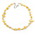 Delicate Butter Yellow Sea Shell Nuggets and Glass Bead Necklace - 48cm L/ 7cm Ext - view 11