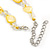 Delicate Butter Yellow Sea Shell Nuggets and Glass Bead Necklace - 48cm L/ 7cm Ext - view 9
